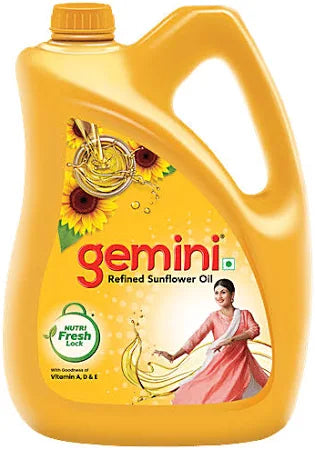 Gemini Refined Sunflower Oil Jar