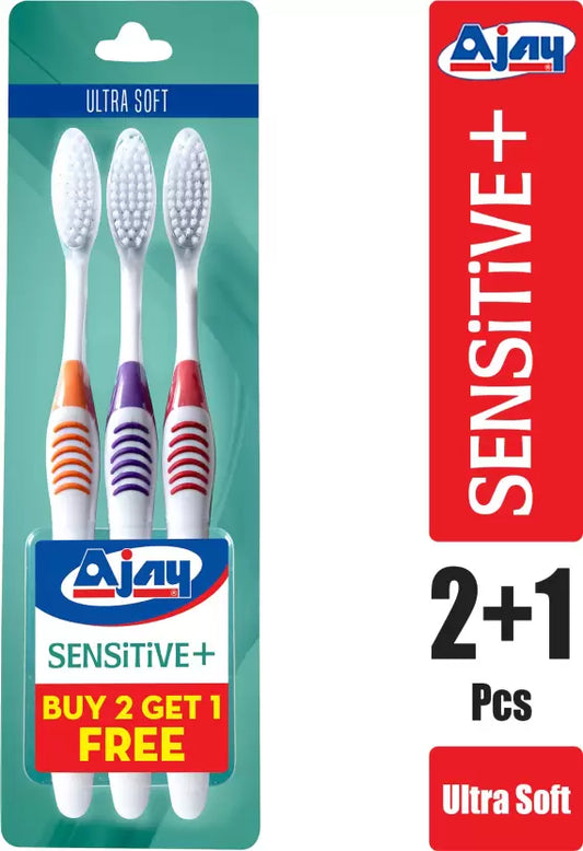 Ajay TB 109 Offer Pack Ultra Soft Toothbrush  (Pack of 3)